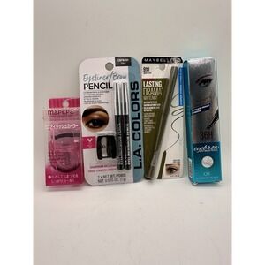 Lot Of Eyebrow, Eyeliners And Eyelash Curler All‎ New In Box!
